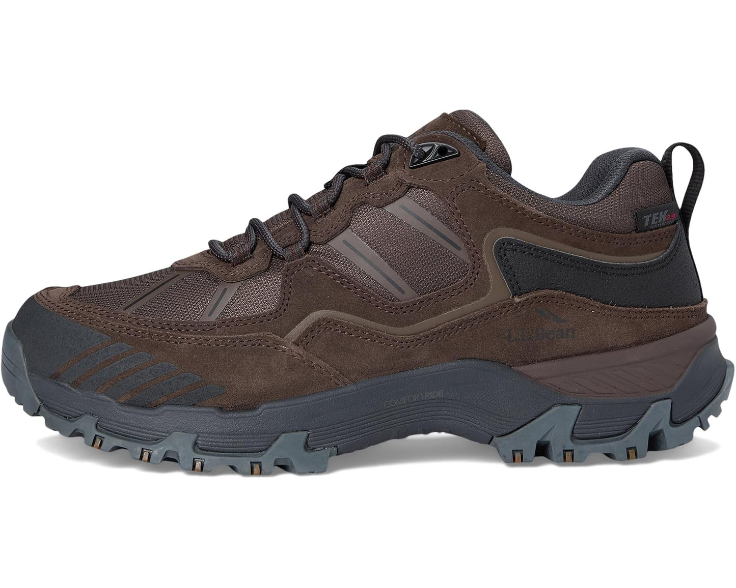 Men's L.L.Bean Trail Model X Low Waterproof Hiker Deepest Brown