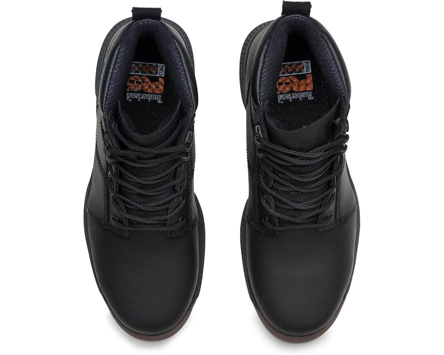 Men's Timberland PRO Montauk 6 Inch Steel Safety Toe Black/Gum