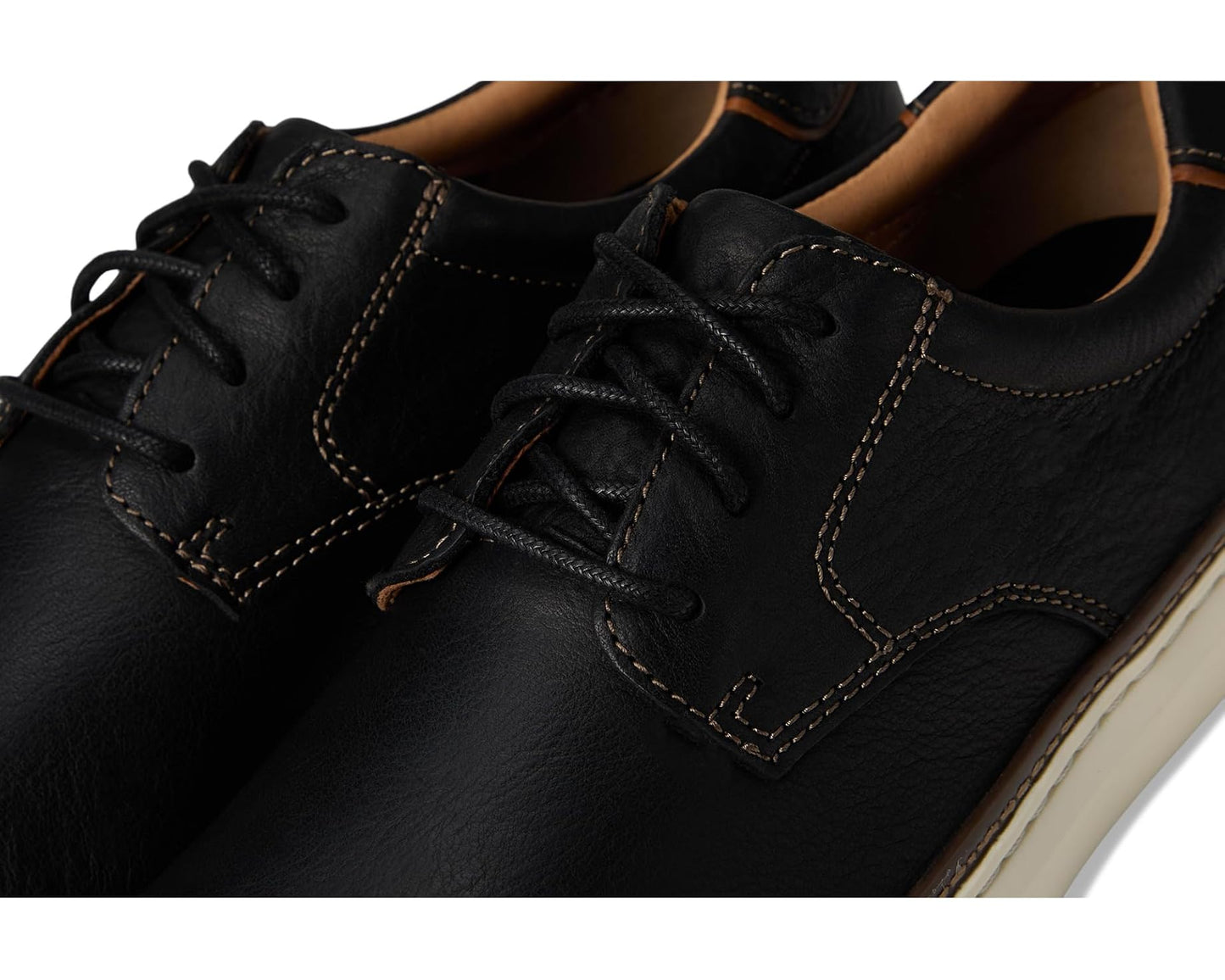 Men's Johnston & Murphy Mcguffey 2 Plain Toe Black Full Grain