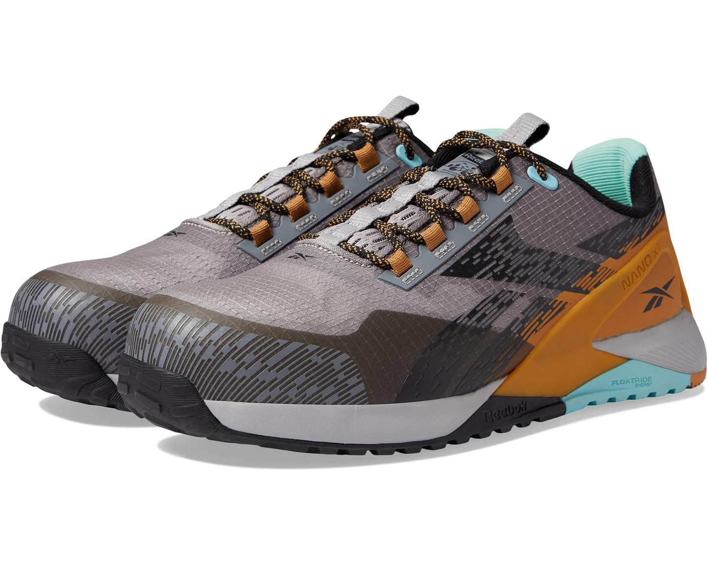Men's Reebok Work Nano X1 Adventure Work EH Comp Toe Silver/Grey/Clay/Black