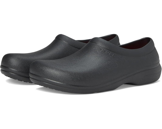 Unisex Crocs Work Work On The Clock Literide Slip-On Black