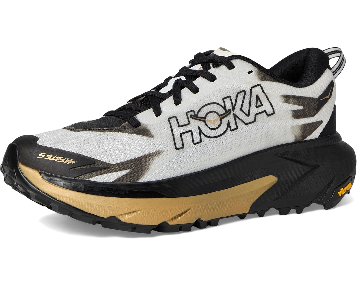 Men's Hoka Mafate 5 Black/Gold
