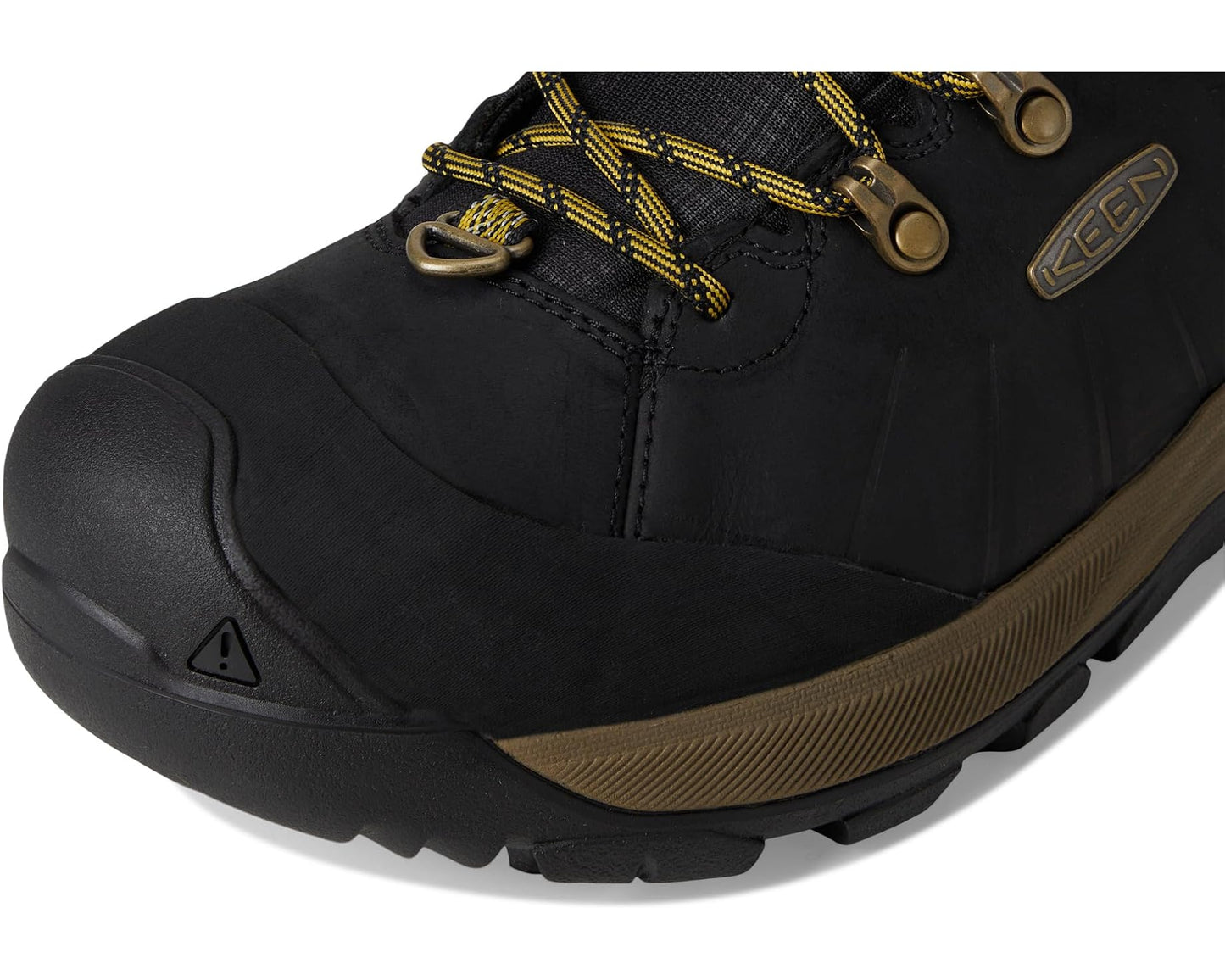 Men's KEEN Revel 4 Mid Height Polar Insulated Waterproof Black/Lemon Curry