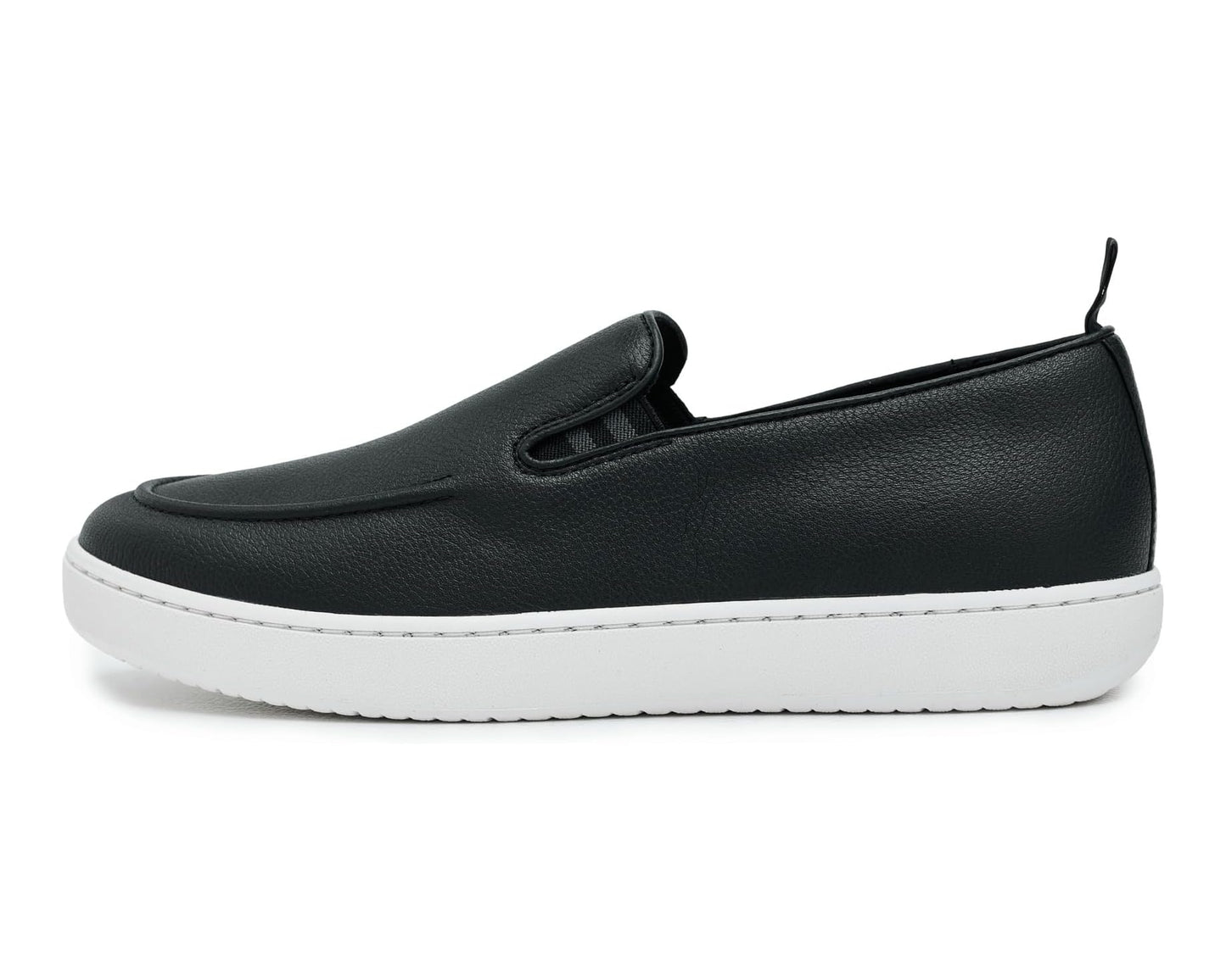 Men's FitFlop Craft-Q Tumbled-leather Moc Loafers Black
