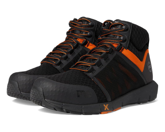 Men's Timberland PRO Radius Mid Composite Safety Toe Black/Orange 1