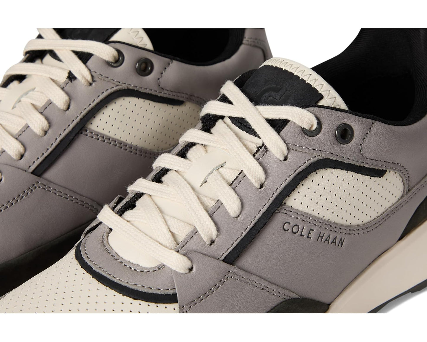Men's Cole Haan Grand Crosscourt Downtown Sneakers Ironstone/Black/Ivory