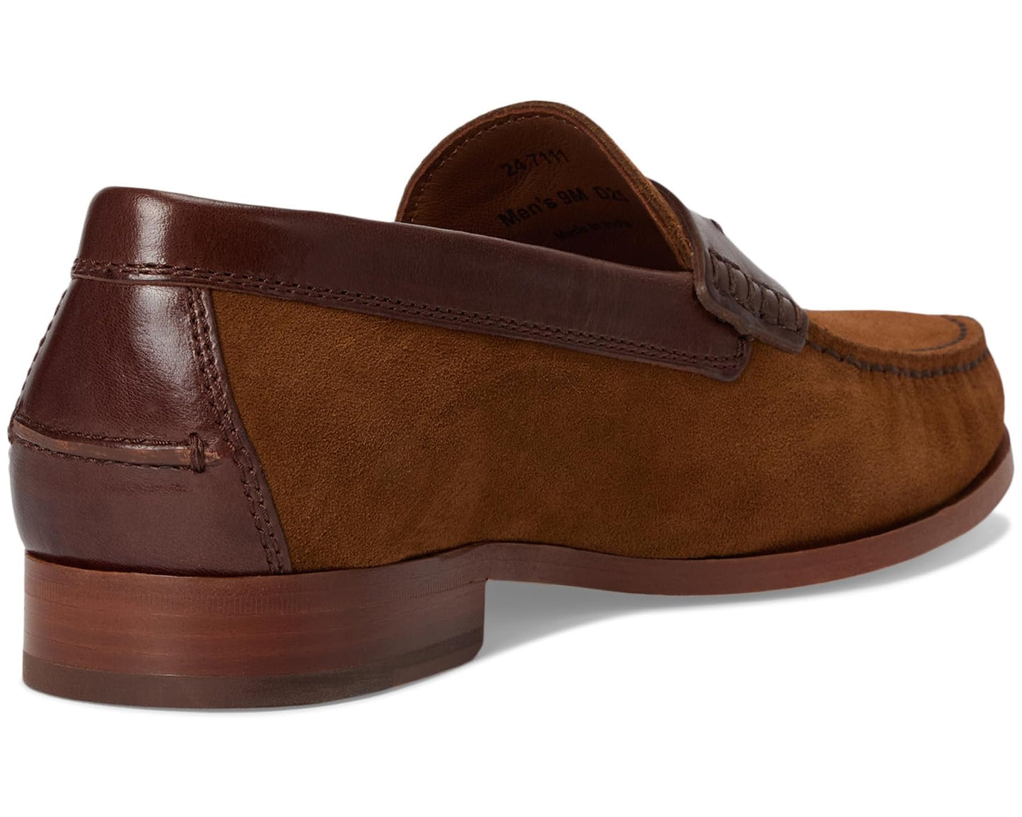 Men's Johnston & Murphy Collection Baldwin Penny Snuff Waxed English Suede/Brown Full Grain