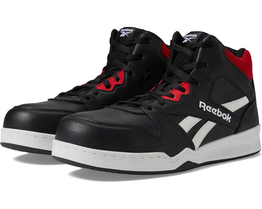 Men's Reebok Work BB4500 Work High Top Sneaker Black/Red