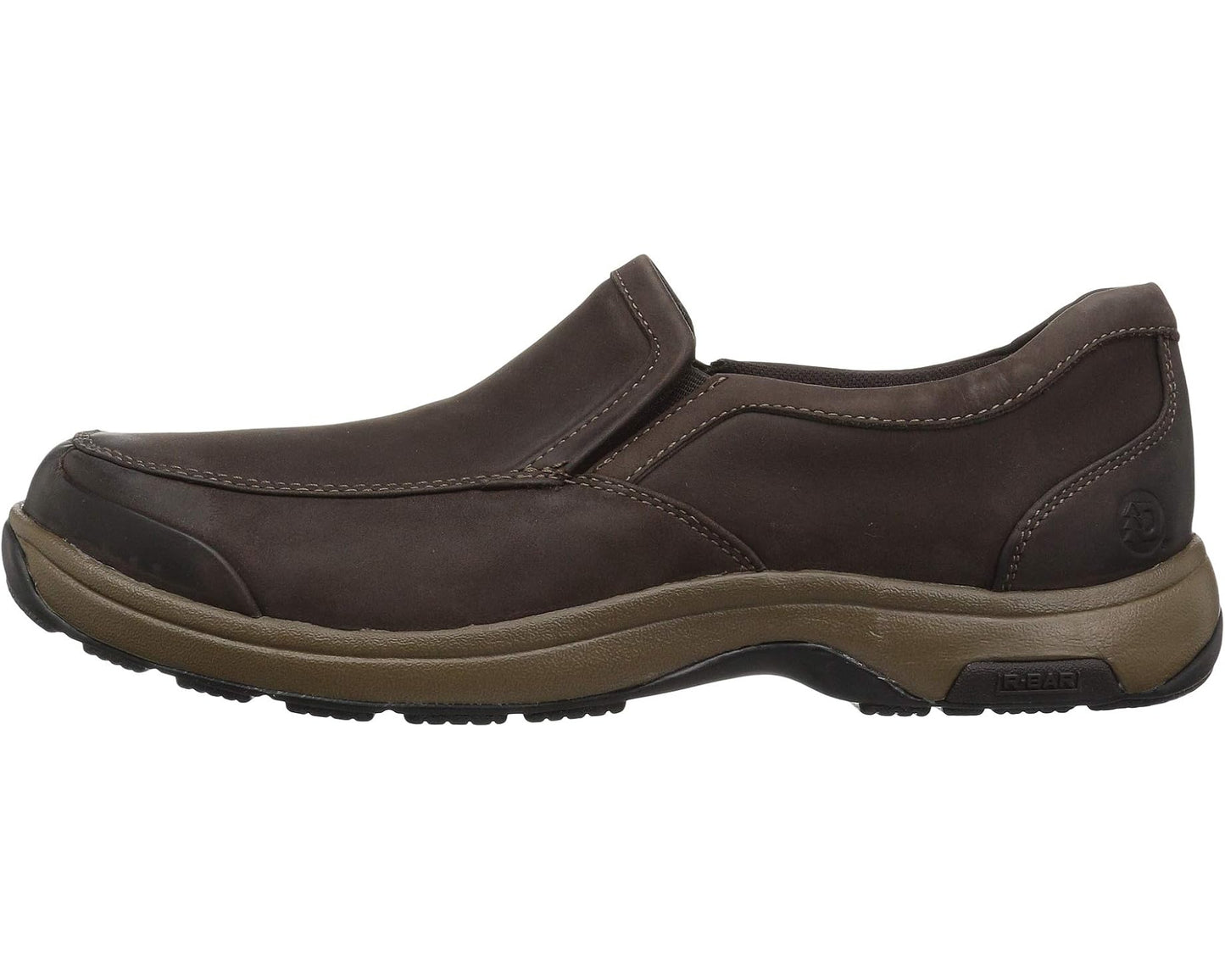 Men's Dunham Battery Park Slip-On Brown Nubuck