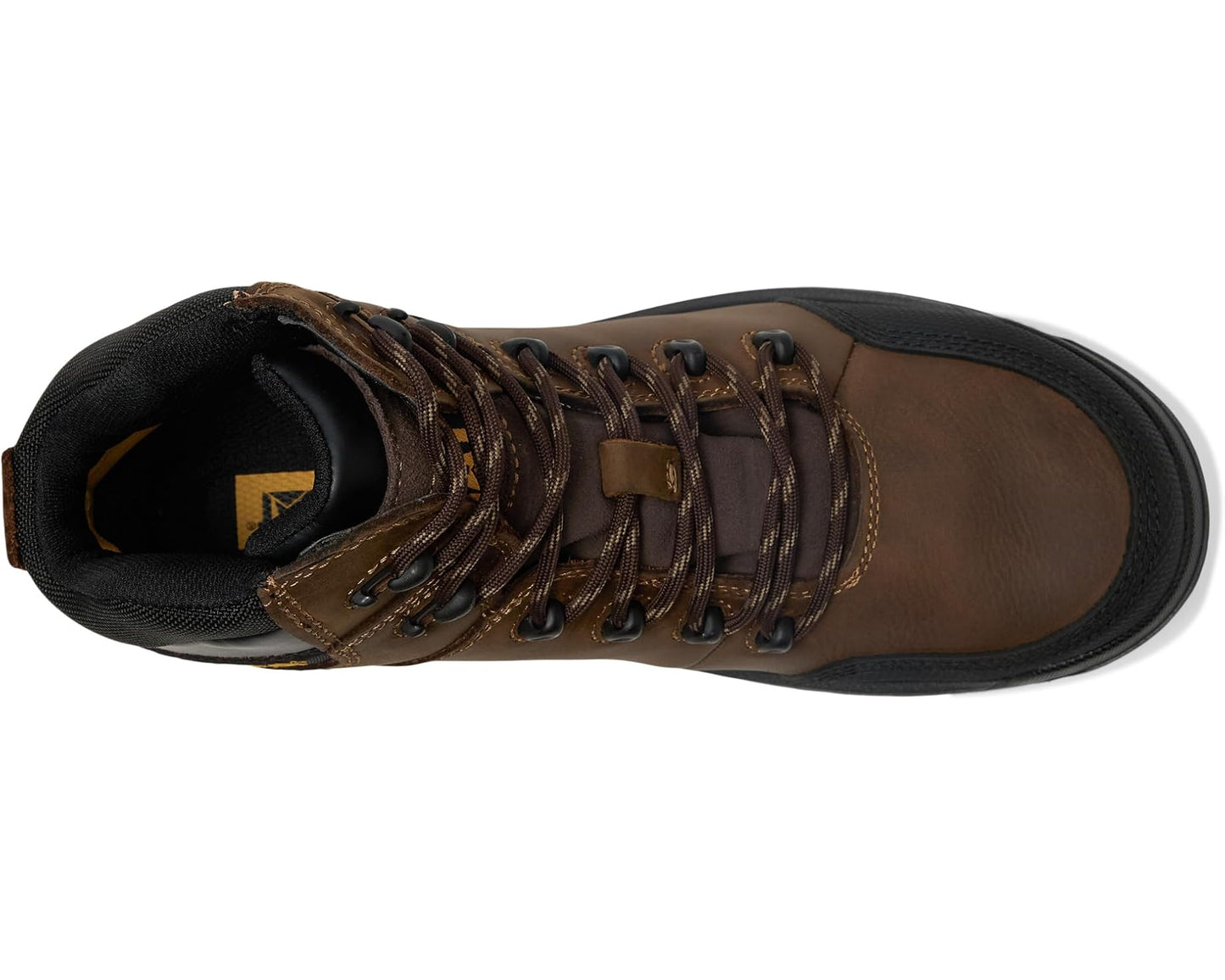 Men's Caterpillar Resorption Waterproof Composite Toe Seal Brown Leather
