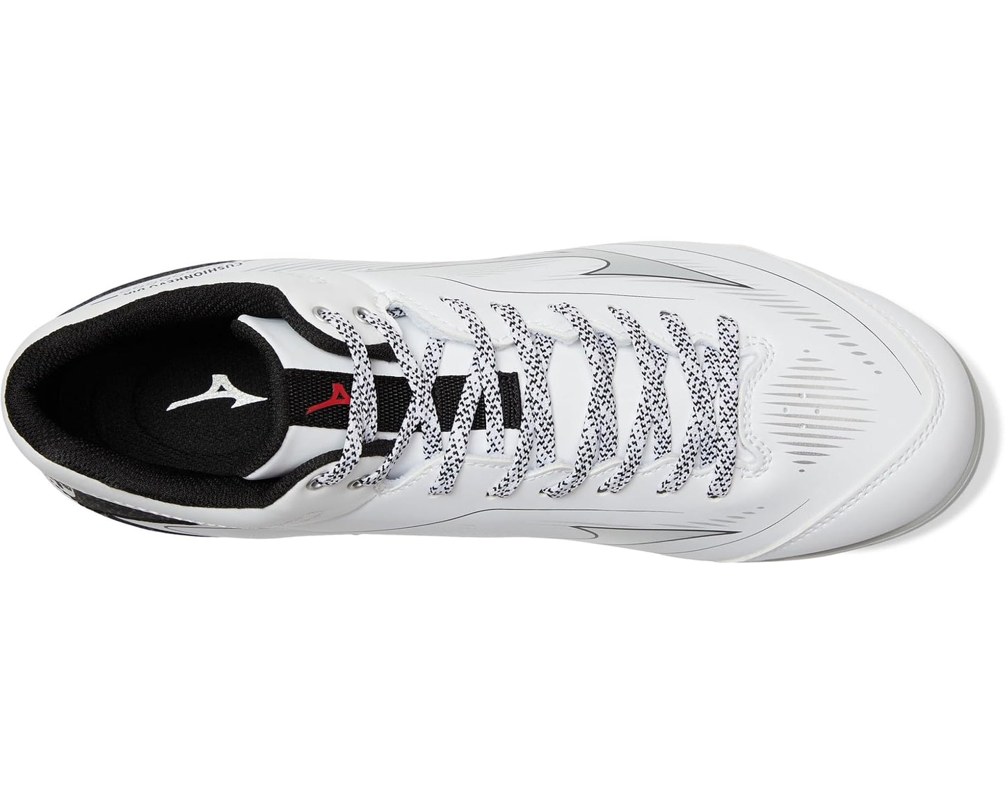 Men's Mizuno Cushionrevo Diamond Mid Tpu White/Black