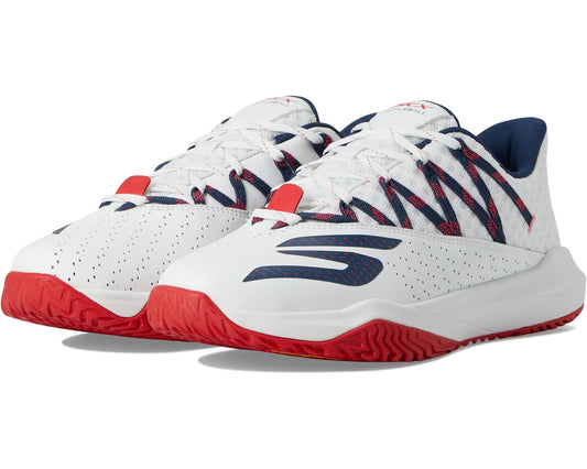 Men's SKECHERS Skechers Viper Court Rally White/Navy/Red