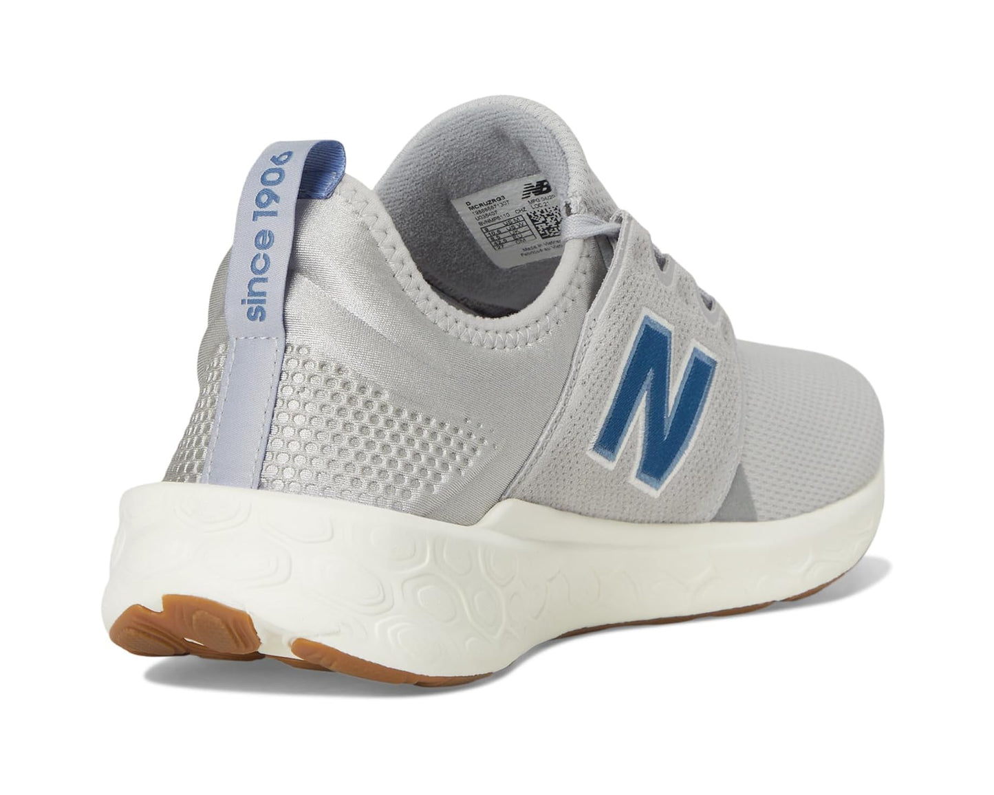 Men's New Balance Fresh Foam X Cruz v3 Raincloud/Shoreline Blue/Sea Salt