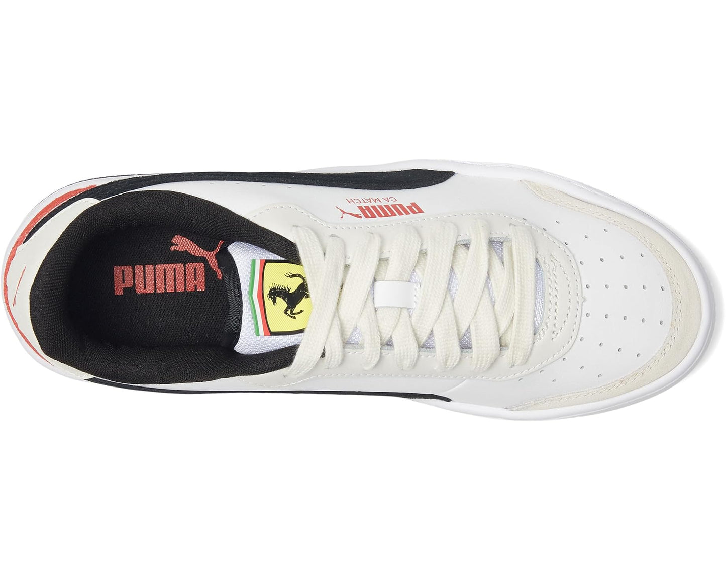 Men's PUMA Scuderia Ferrari Ca Match Shoes White/Vapor Gray/White