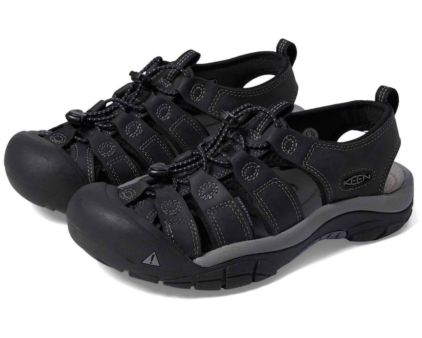 Men's KEEN Newport Black/Steel Grey