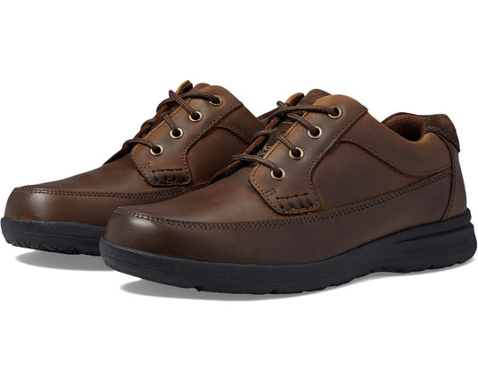 Men's Nunn Bush Cam Oxford Casual Walking Shoe Brown Crazy Horse