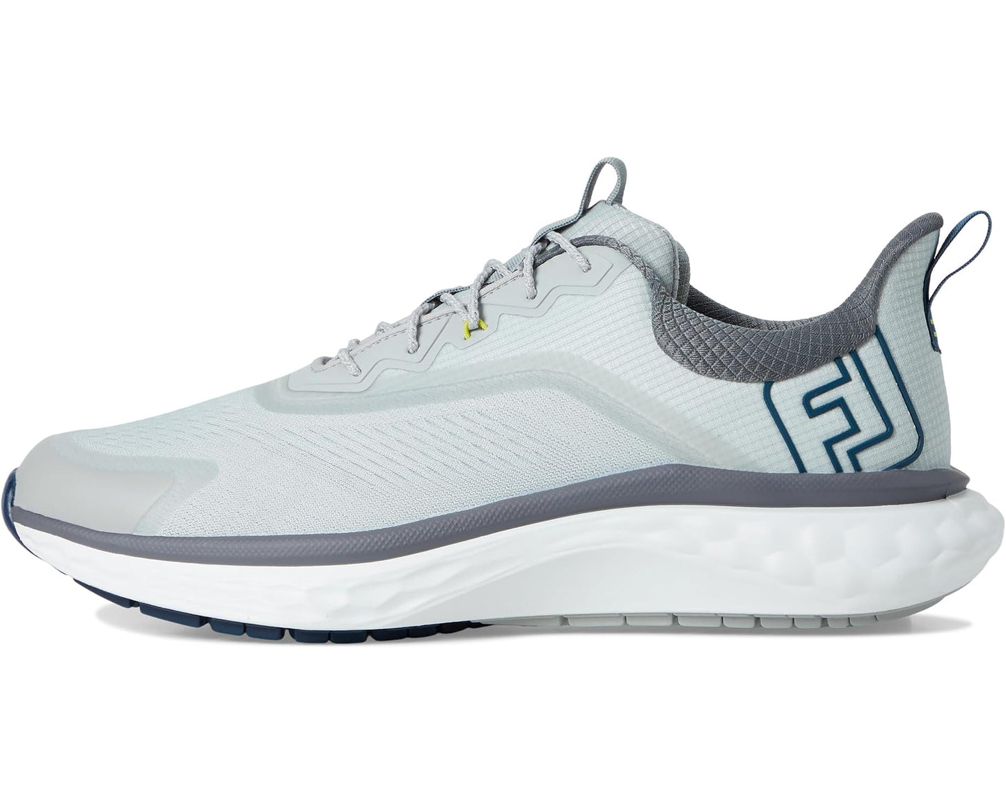 Men's FootJoy FJ Quantum Golf Shoes Grey/White/Bliue