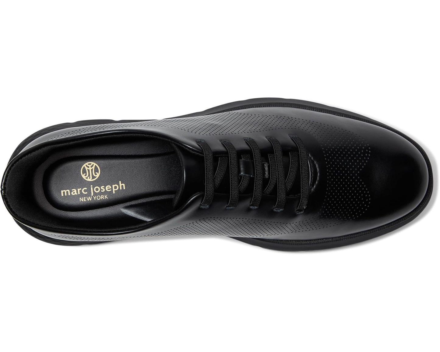 Men's Marc Joseph New York Gold Street (Hands Free Technology) Black Napa Leather/Black Sole