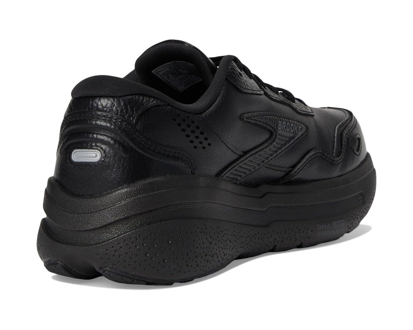 Men's Brooks Ghost Max Leather Black/Black