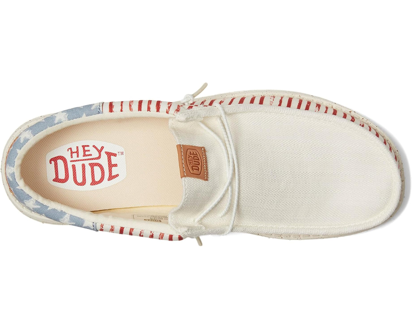 Men's Hey Dude Wally Funk Americana Stars American Flag