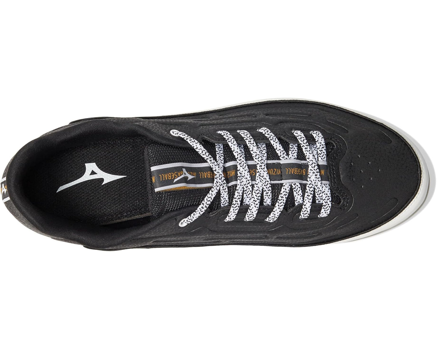 Men's Mizuno Ambition 3 Low TPU Baseball Cleats Black/White