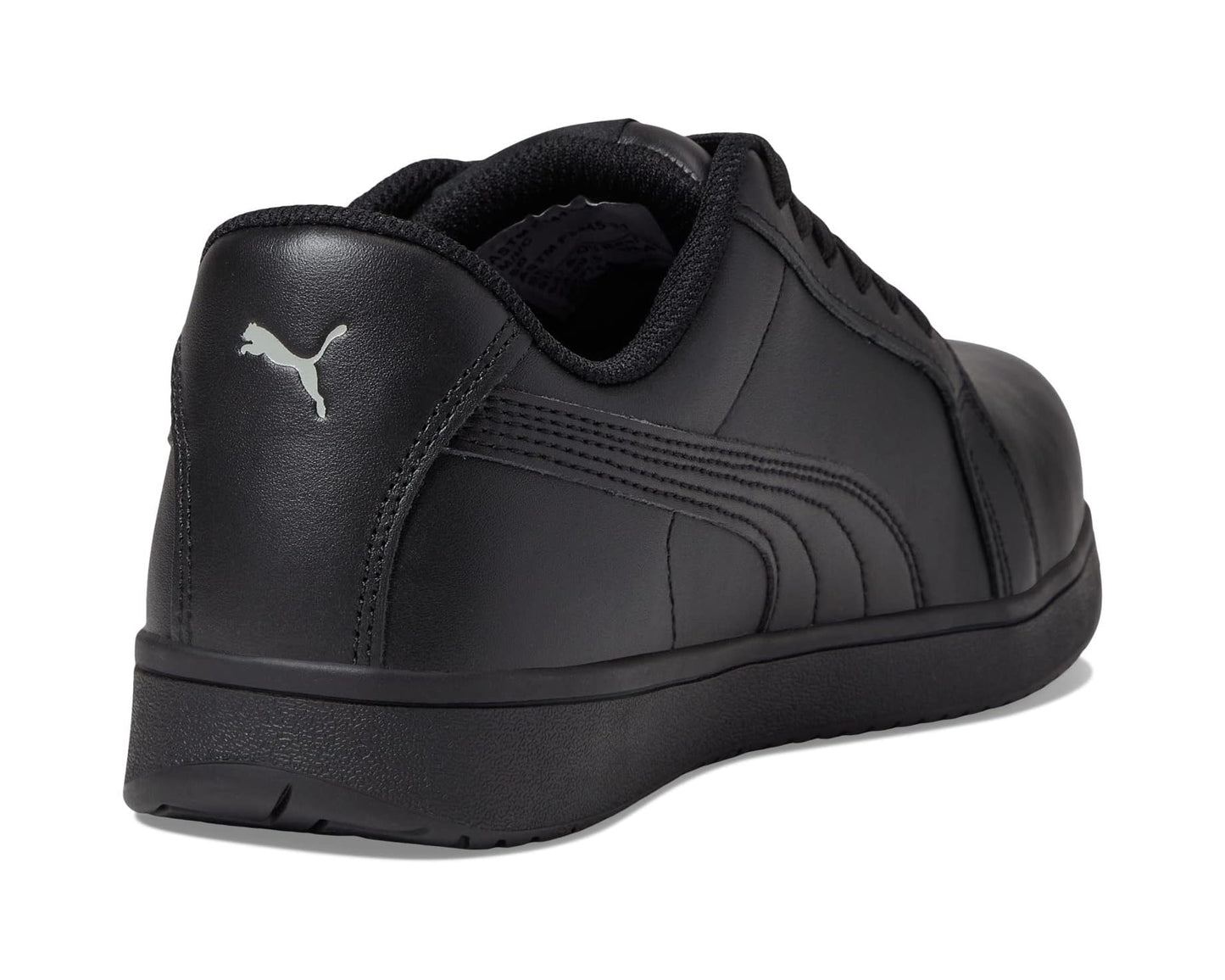 Men's PUMA Safety Iconic Leather Low ASTM SD Black/Black