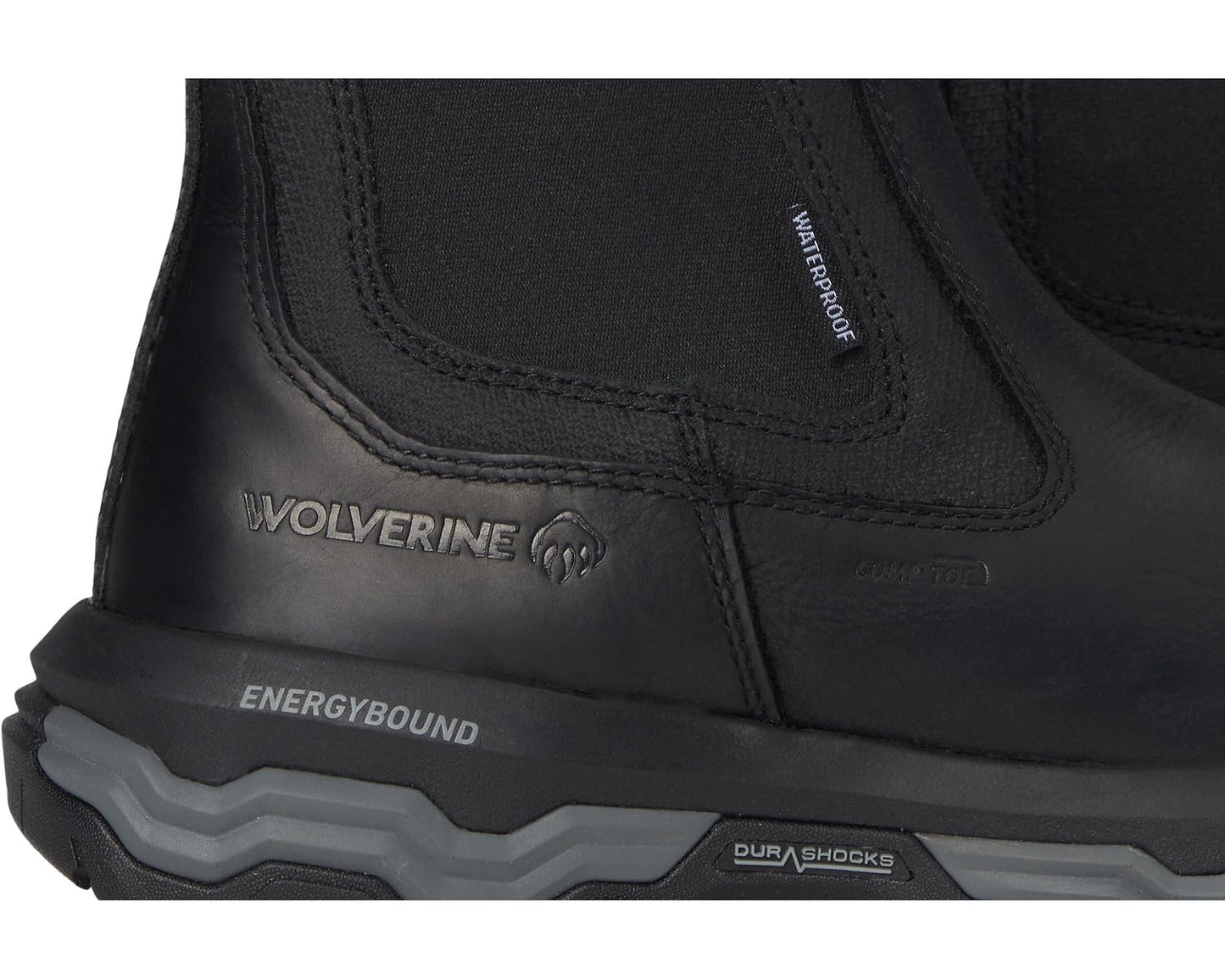 Men's Wolverine Alpha Ft Wolverine Infinity System Carbonmax® Slip-on Work Romeo Black