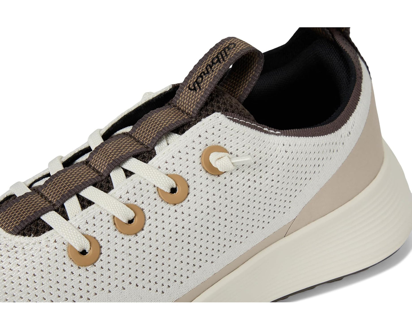 Men's Allbirds Tree Runner Go - Utility Natural White/Rustic Brown/Natural White
