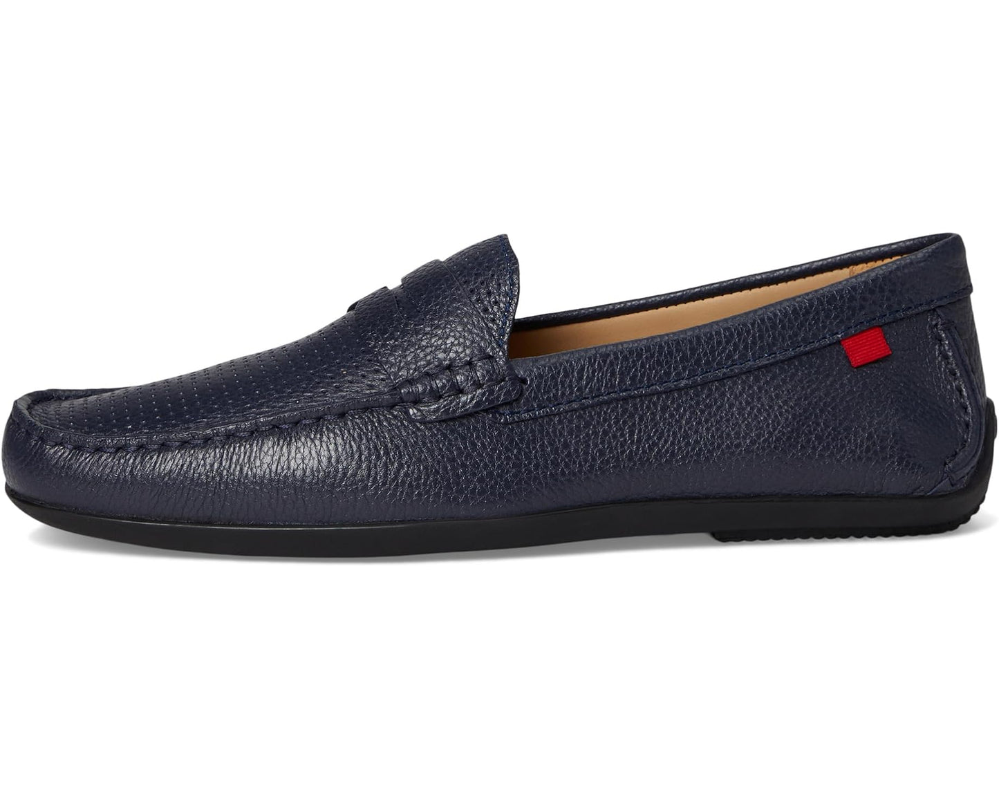 Men's Marc Joseph New York Union Street Perforated Fast Blue Grainy