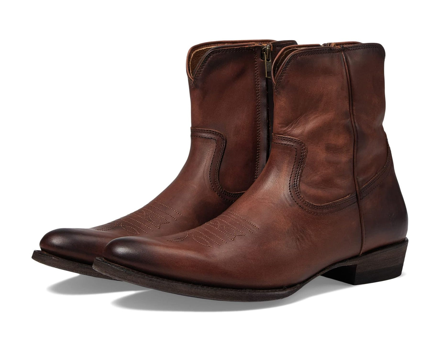 Men's Frye Austin Inside Zip Cognac
