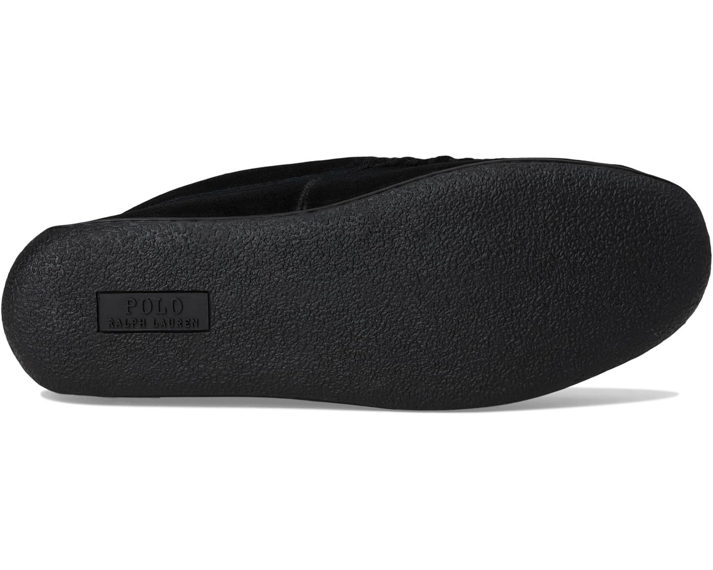 Men's Polo Ralph Lauren Brenan Bear Moc Slipper Suede/Holidybear Black
