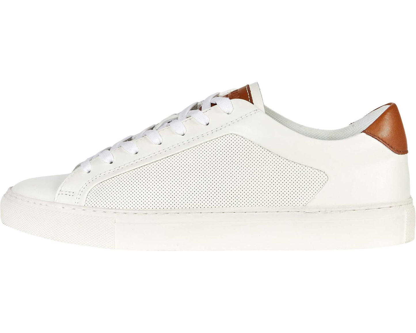 Men's Steve Madden Finneas White/Cognac Leather