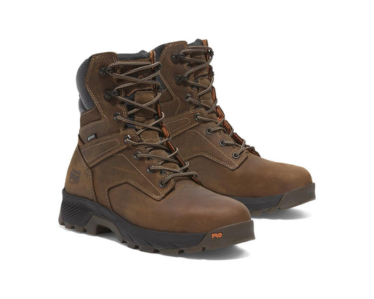Men's Timberland PRO TiTAN EV 8 Inch Soft Toe Waterproof Earth Bandit Brown