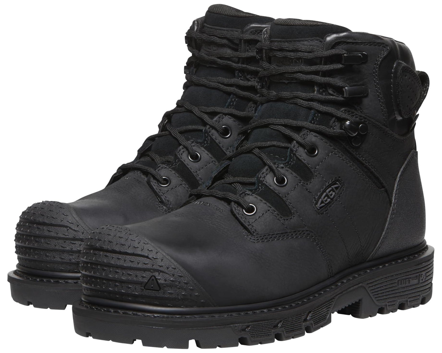 Men's KEEN Utility Camden 6 Waterproof Composite Toe Black/Black