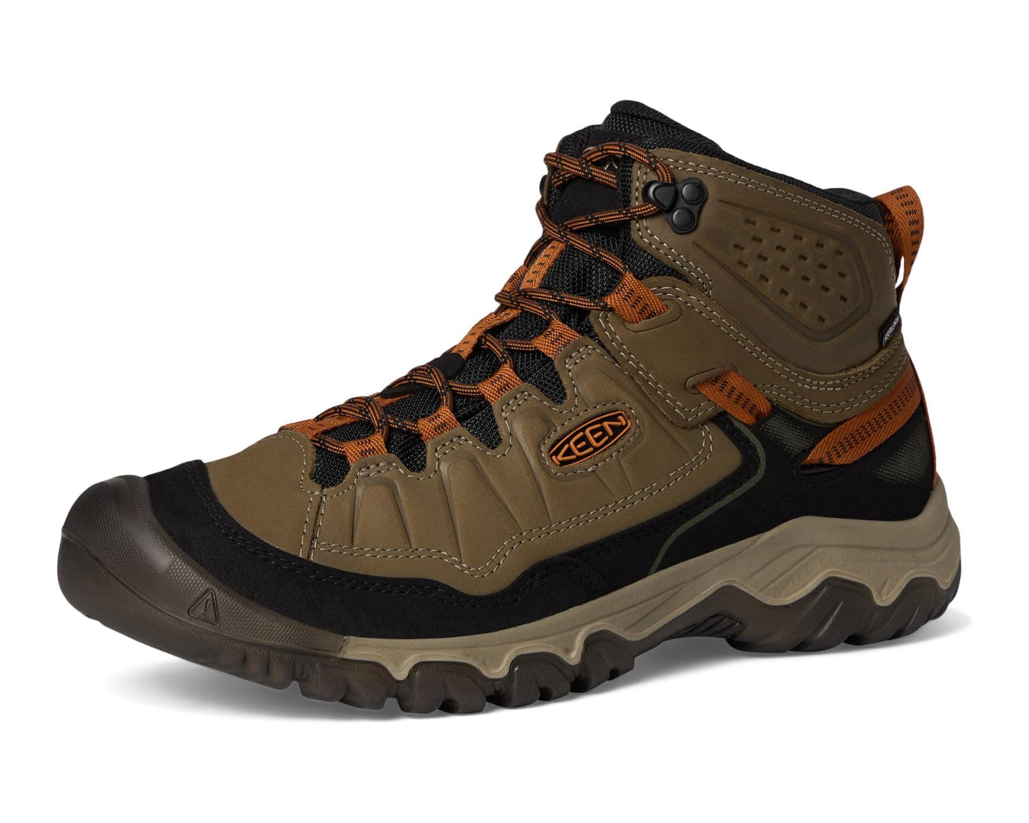 Men's KEEN Targhee IV Waterproof Hiking Boots Sea Turtle/Roasted Pecan