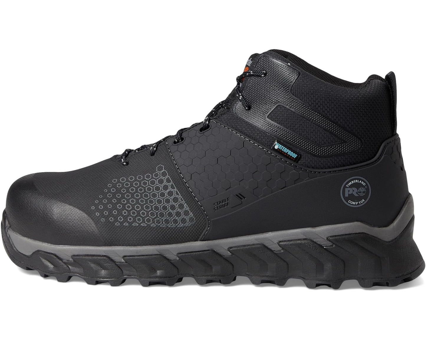Men's Timberland PRO Ridgework Composite Safety Toe Waterproof Mid Black 1