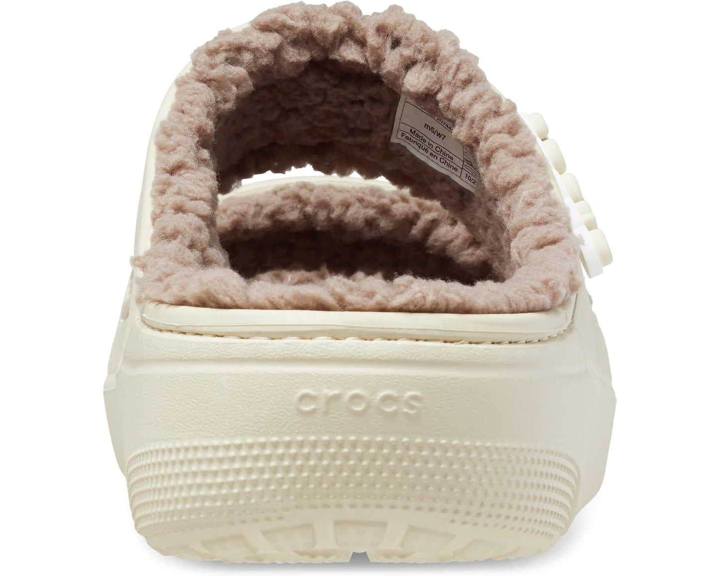 Unisex Crocs Classic Cozzzy Sandals Bone/Mushroom