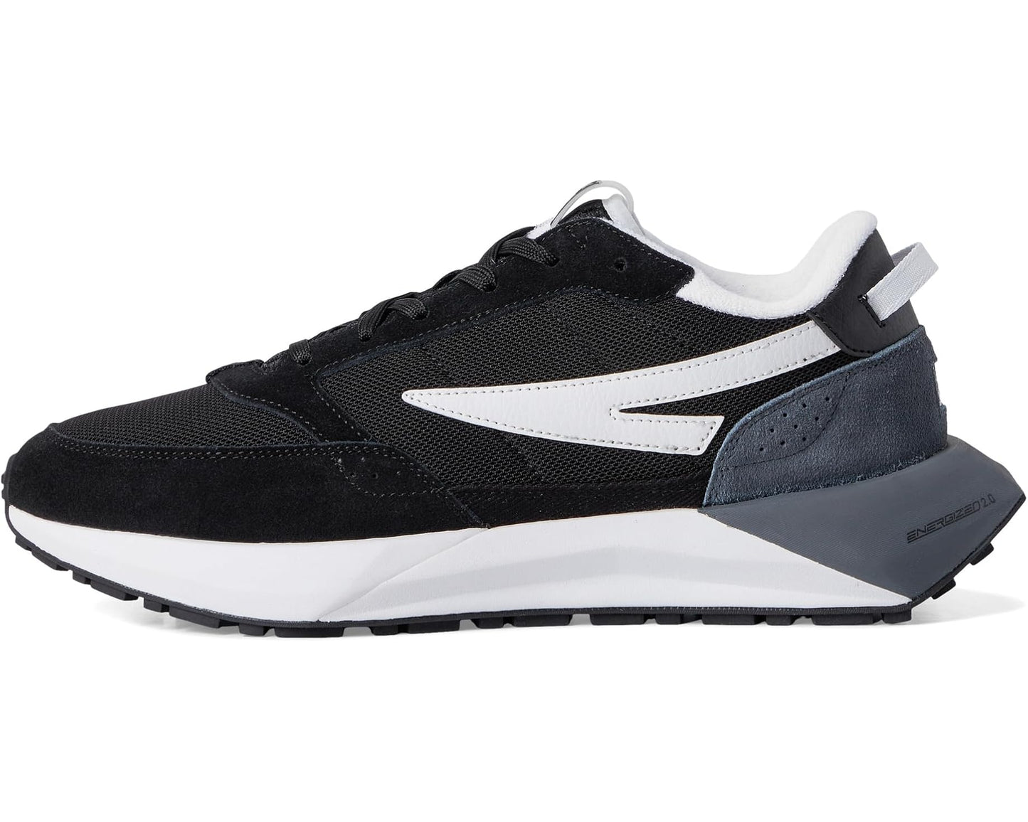 Men's Fila Fila Racer Energized Black/Castlerock/White