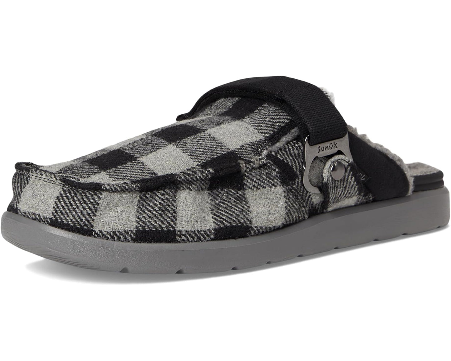 Men's Sanuk Happy Hour Lite Buffalo Chill Black/Grey
