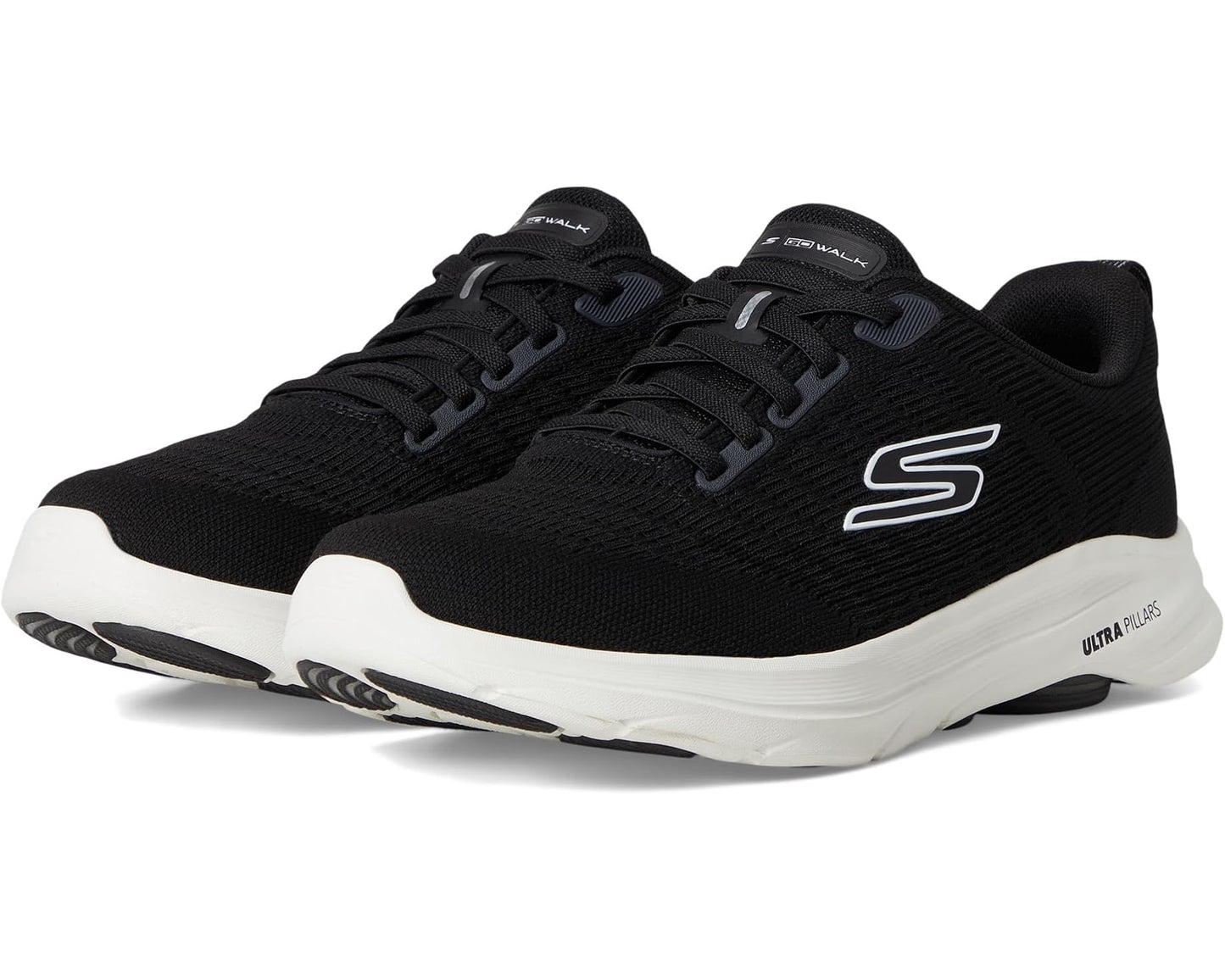 Men's SKECHERS Performance Go Walk 8 Day Hands Free Slip-in Black/White