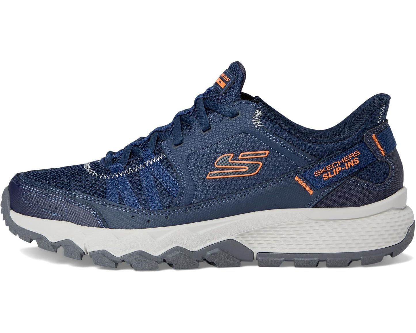 Men's SKECHERS Dynamite AT Escapar Hands Free Slip-in Navy/Orange