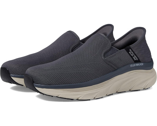 Men's SKECHERS D'Lux Walker Orford Hands Free Slip-Ins Charcoal