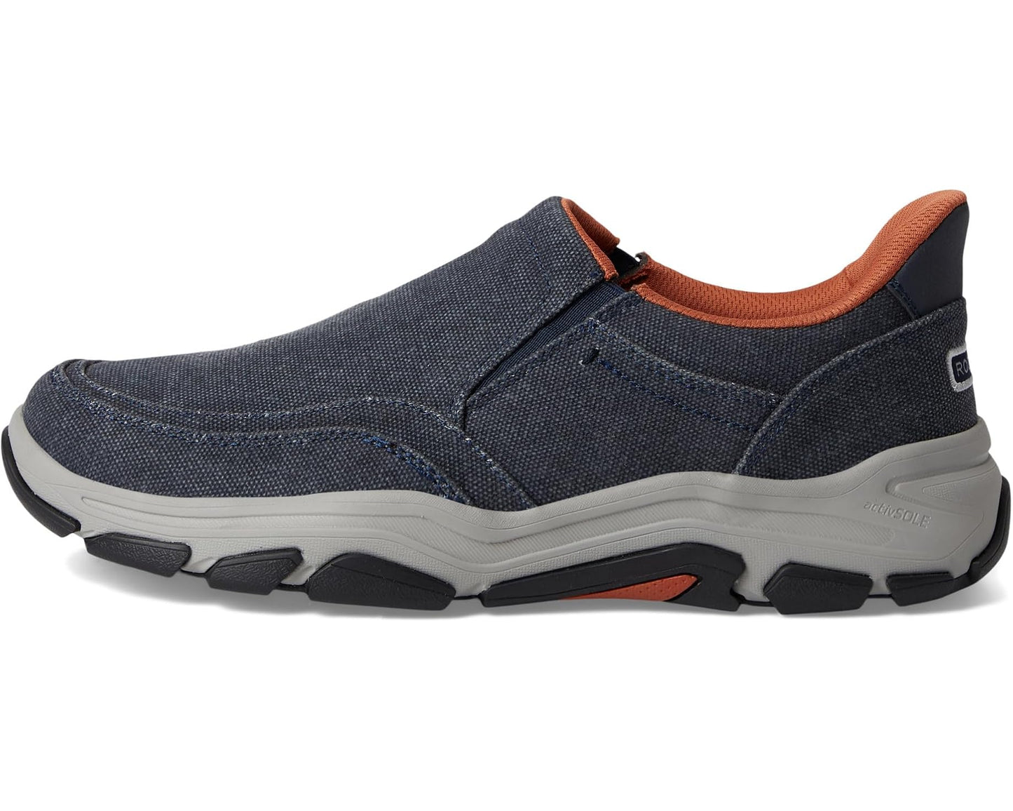Men's Rockport Reece Dark Blue Canvas
