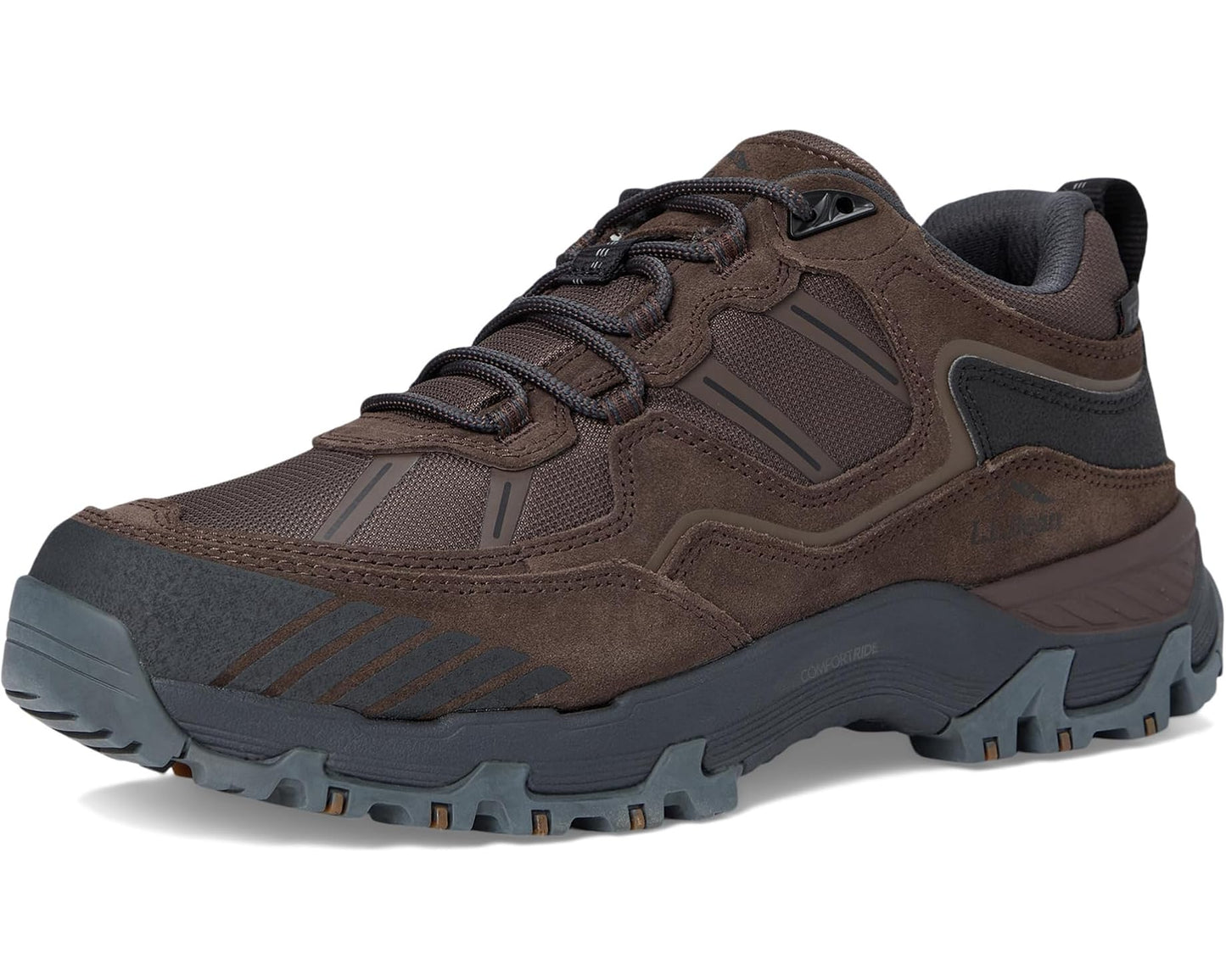Men's L.L.Bean Trail Model X Low Waterproof Hiker Deepest Brown