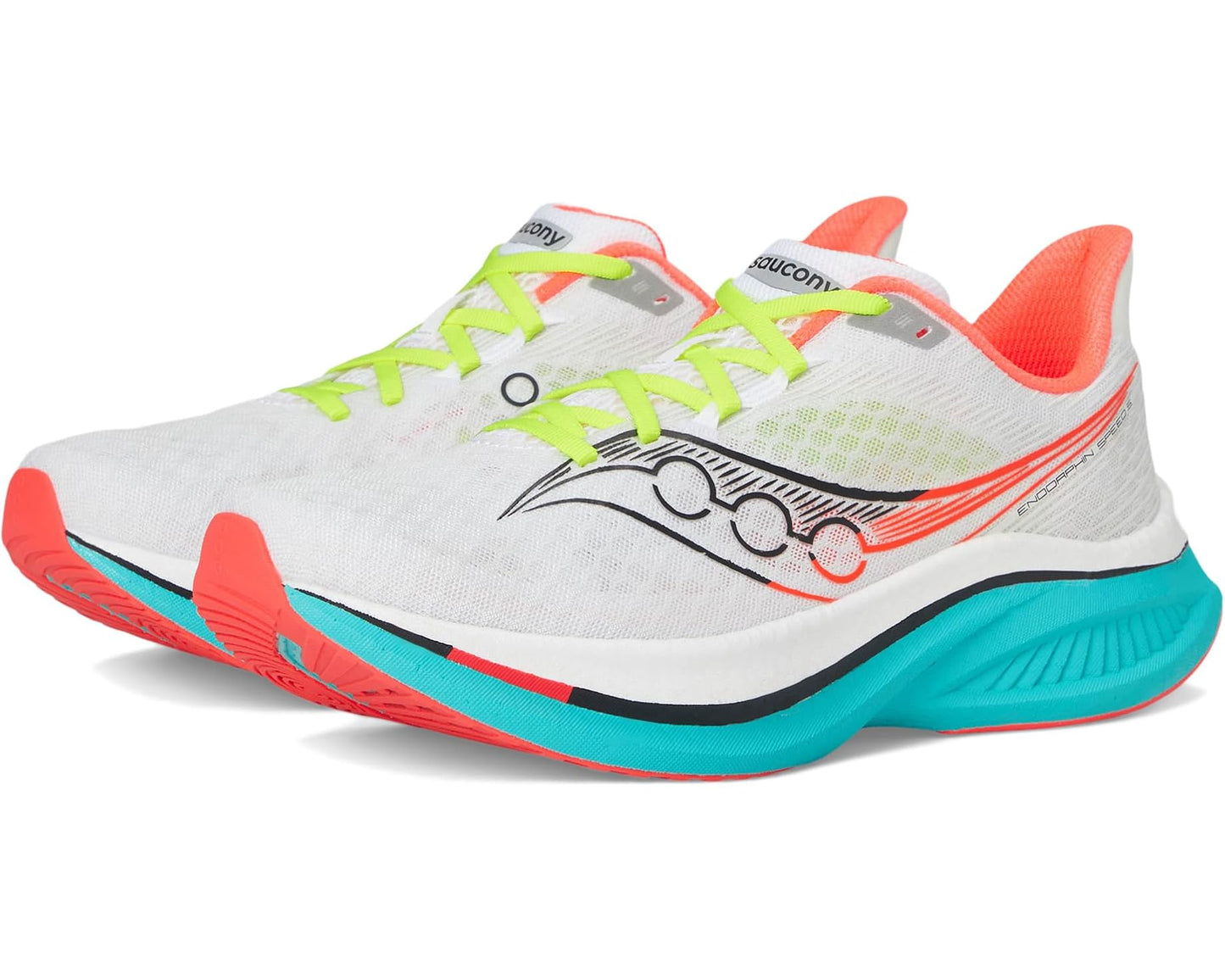 Men's Saucony Endorphin Speed 5 White/Mutant