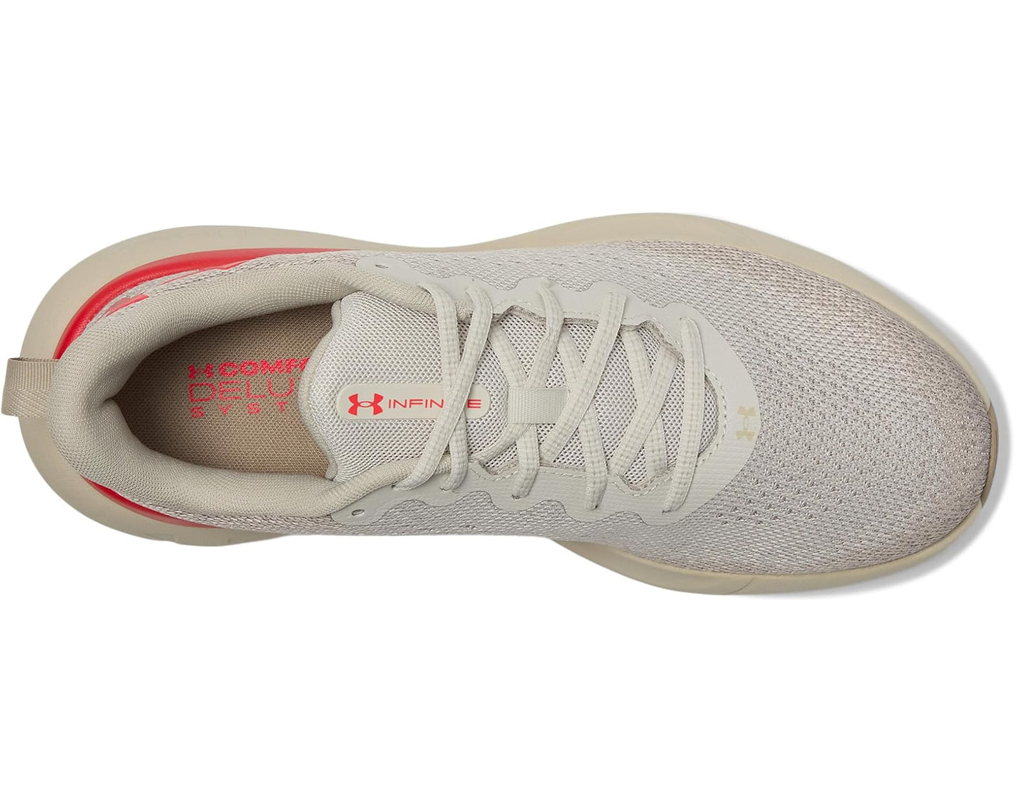 Men's Under Armour Infinite Summit White/Khaki Base/Racer Red