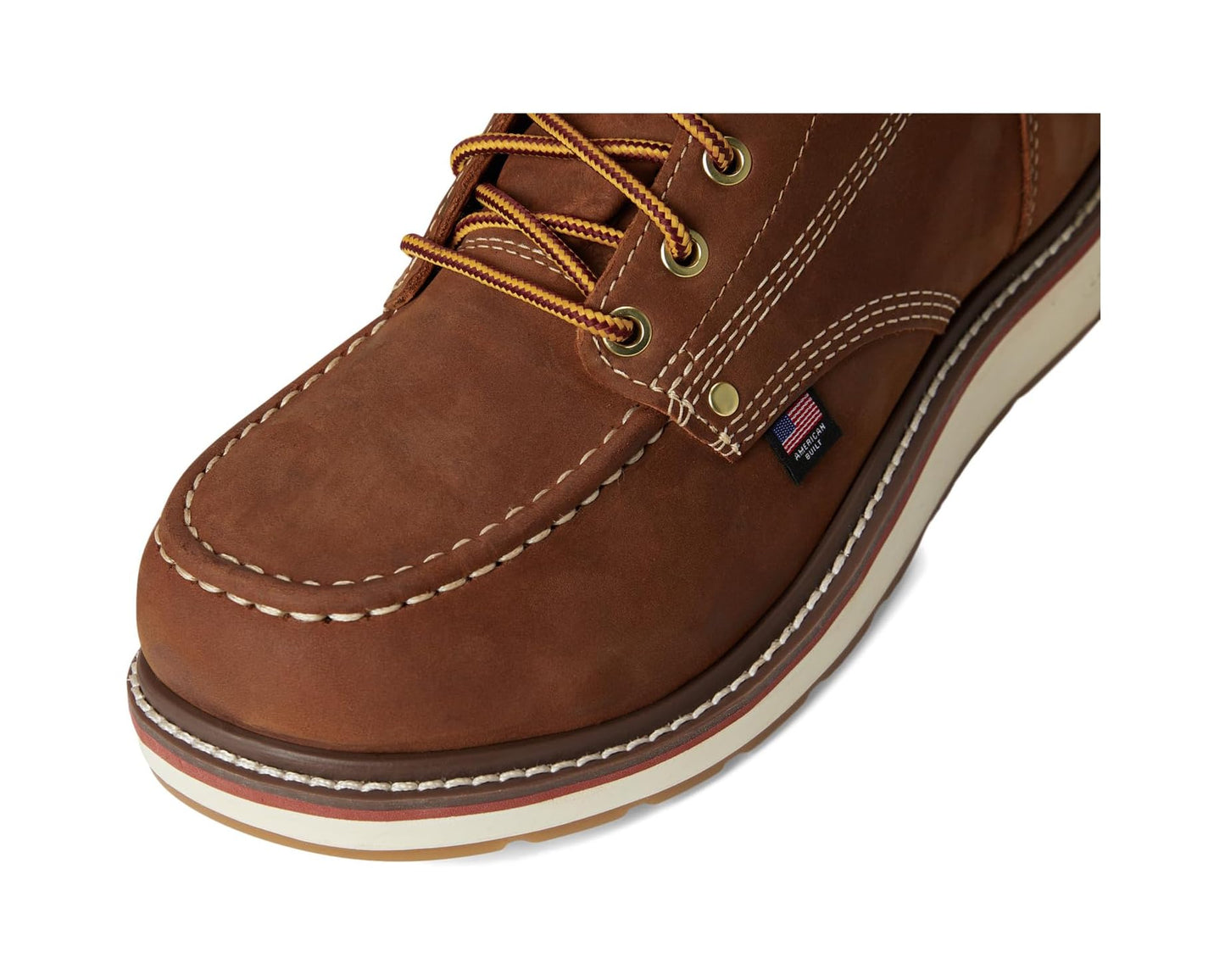 Men's KEEN Utility Liberty 8 Waterproof Boot (Soft Toe) Leather Brown/Birch