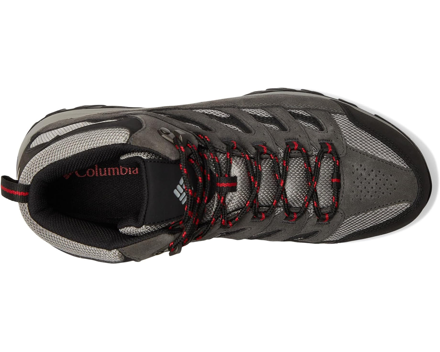 Men's Columbia Crestwood Mid Waterproof Dark Grey/Mountain Red