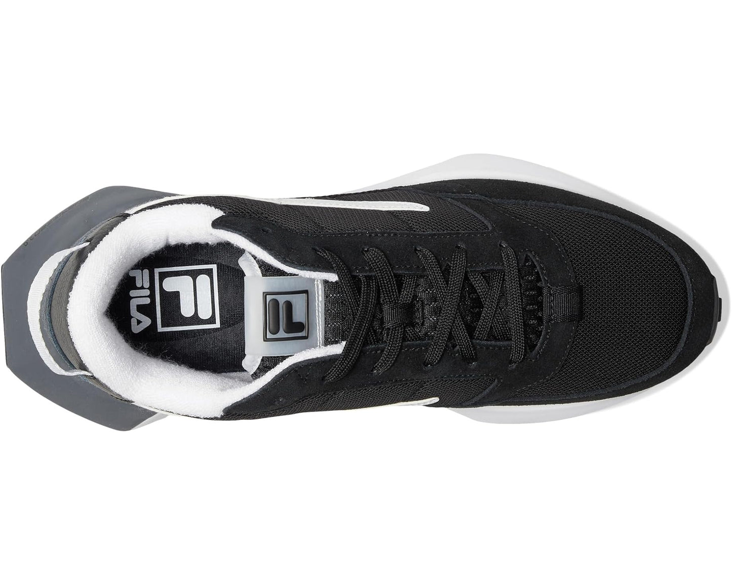 Men's Fila Fila Racer Energized Black/Castlerock/White
