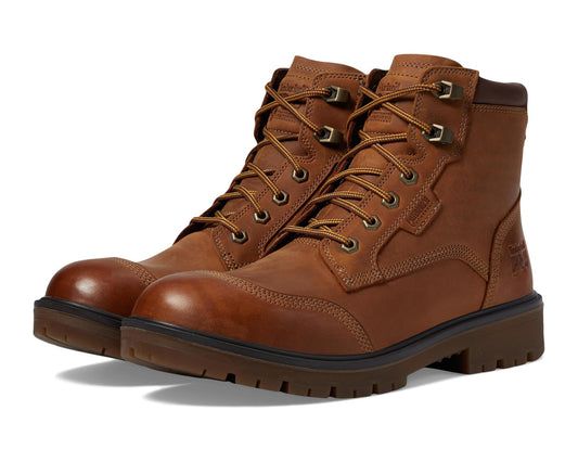 Men's Timberland PRO Whitman 6 Inch Soft Toe Waterproof Copper Brown